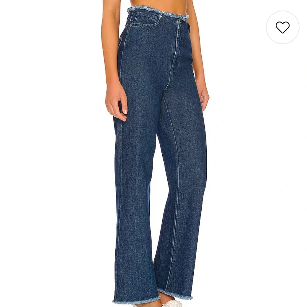 WeWoreWhat Dark Wash Straight Jeans